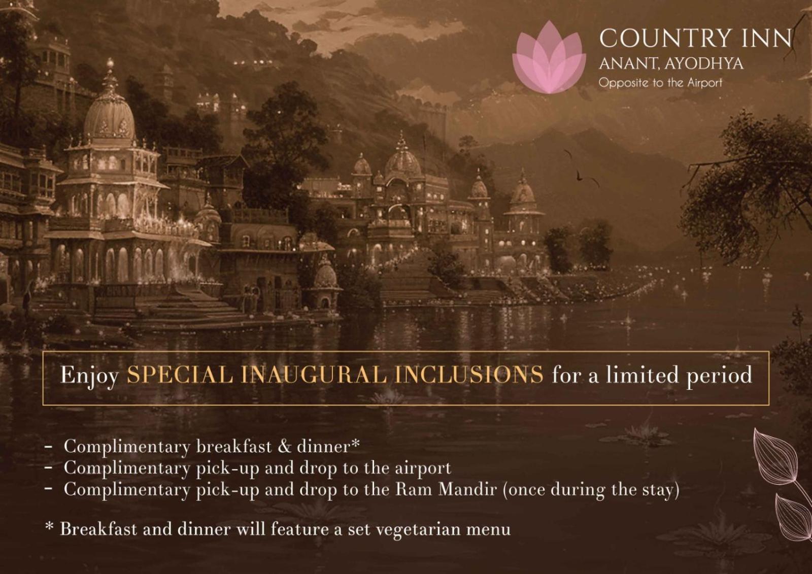 Country Inn Ayodhya - Opposite Airport Exterior foto